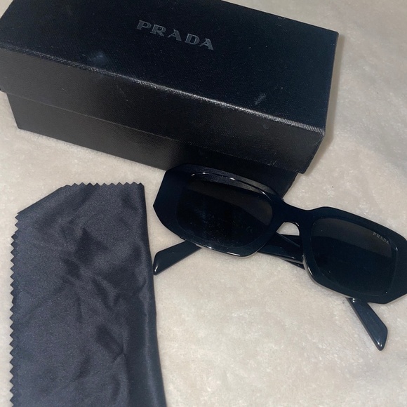 Prada Sunglasses SPR17WF so cute but too small for me :( main image 5